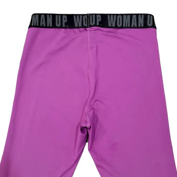 Lucy Woman Up Bright Purple Athletic Capri Leggings Size Medium - Picture 10 of 15